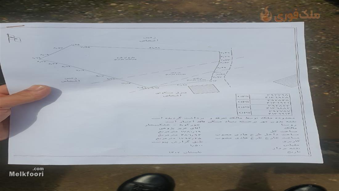 فروش زمین  در گیلان جورکویه با کاربری باغی مسکونی متراژ زمین 1900 متر قیمت 1 میلیارد تومان